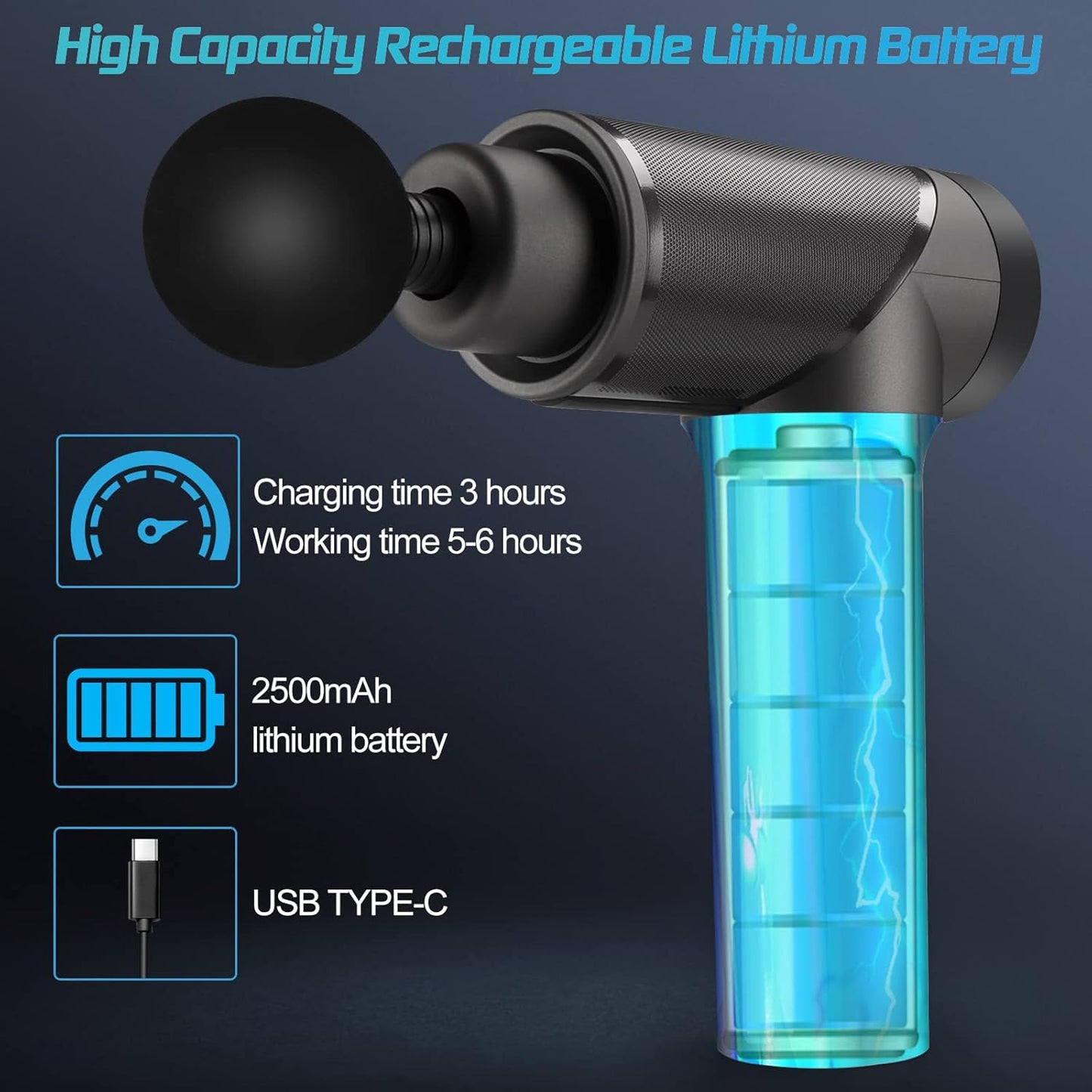 TDLY™ Massage Therapy – Muscle Relief Gun