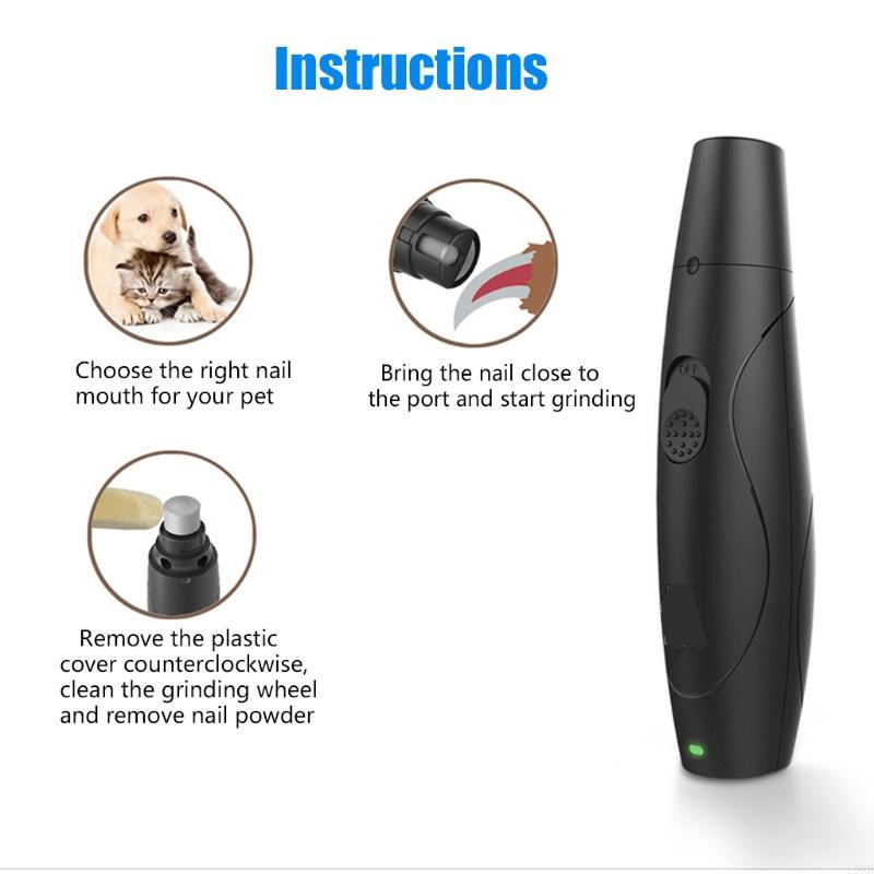 TDLY™ Pet Rechargeable – Electric Nail Care