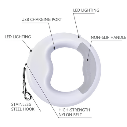 TDLY™ Walking Strap – Retractable Dog Leash