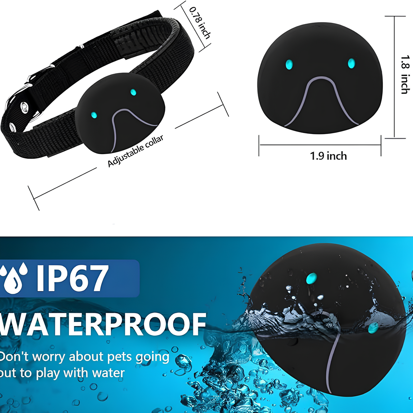 TDLY™ Smart Safe – Waterproof Tracker Collar